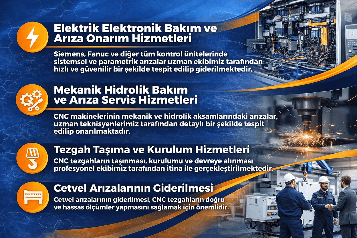 ankara cnc tamir